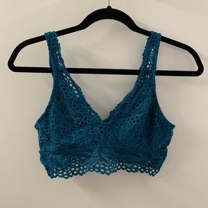 Aerie turquoise bralette